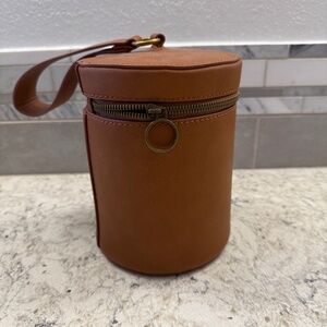 Faux‎ Leather Brown Bucket Handbag
